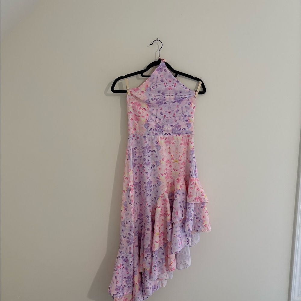 Daphne Lo Floral Halter Dress